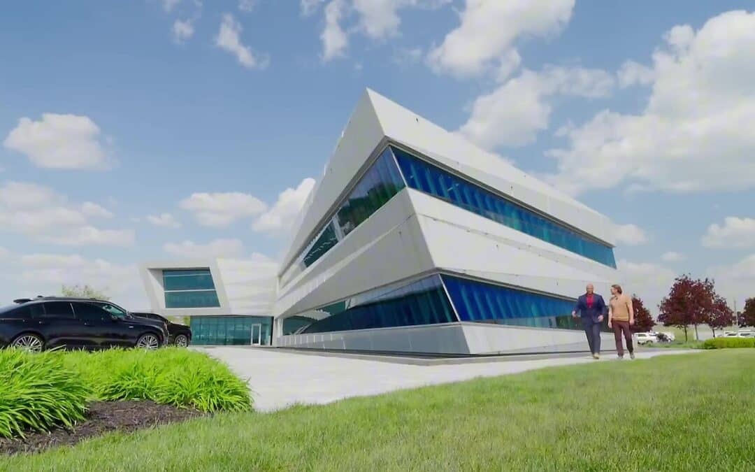 Exterior of The Connor Group Central Support Office featured on America ByDesign.